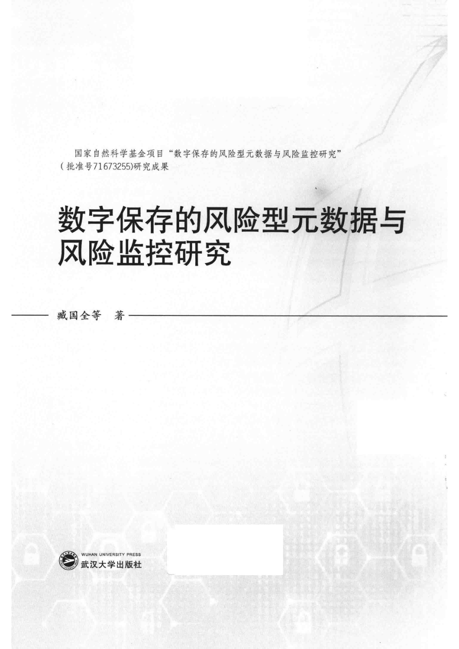 数字保存的风险型元数据与风险监控研究_臧国全等著.pdf_第2页