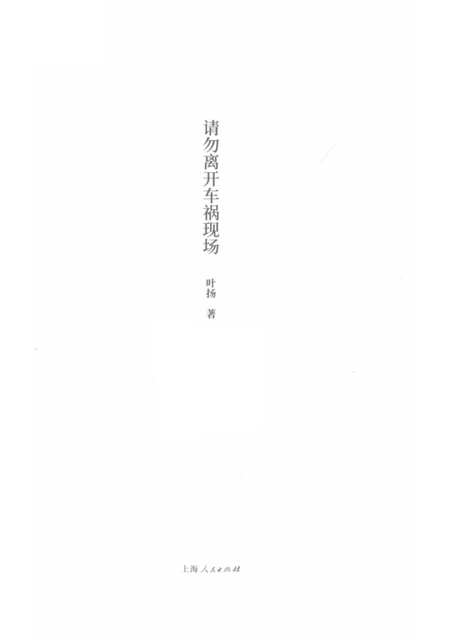 请勿离开车祸现场_叶扬著.pdf_第2页