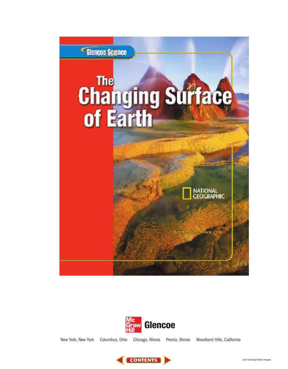 美国加州教材 Glencoe Science - Module G - The Changing Surface Of Earth - Mcgraw-hill 2005.pdf_第1页