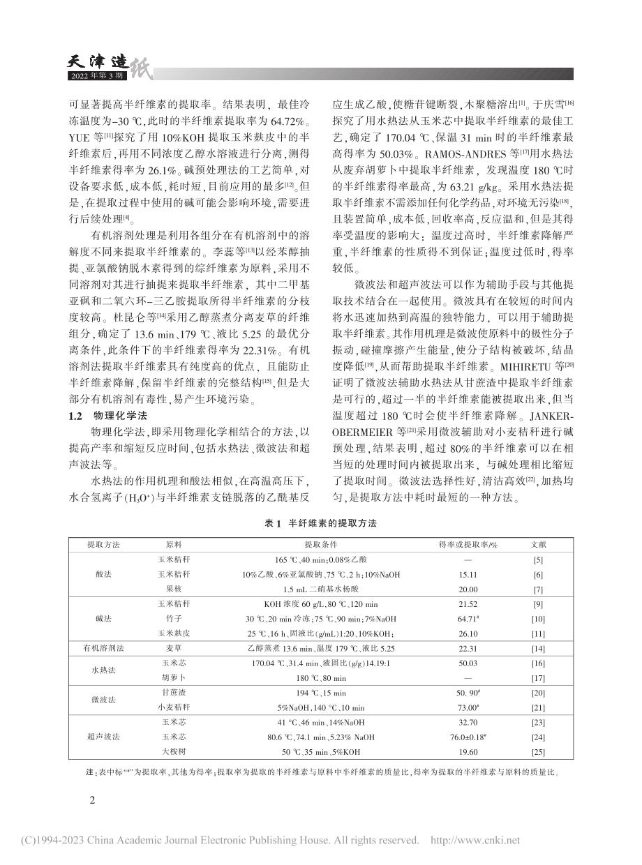 半纤维素的提取及其在膜和水凝胶中的应用研究进展_李攀锋.pdf_第2页