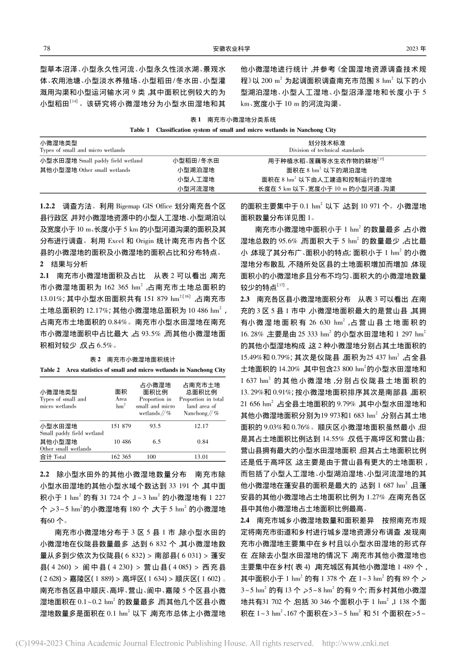 川东北小微湿地分布研究——以南充为例_刘鹏.pdf_第2页