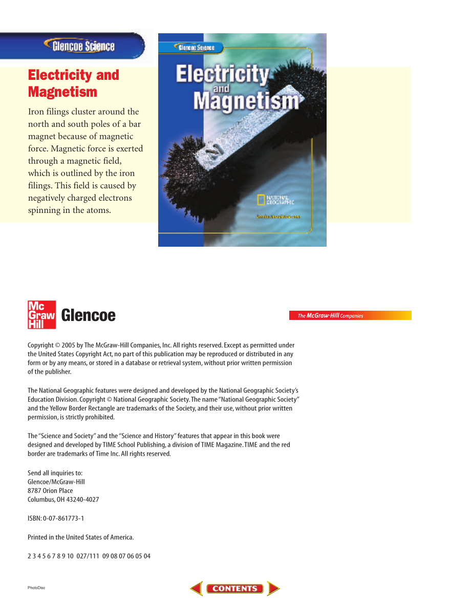 美国加州教材 Glencoe Science - Module N - Electricy And Magnetism - Mcgraw-hill 2005.pdf_第2页