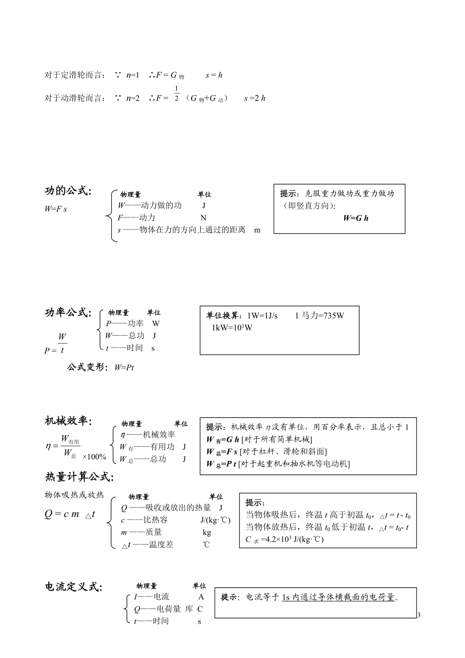 初中物理公式总结大全.doc_第3页