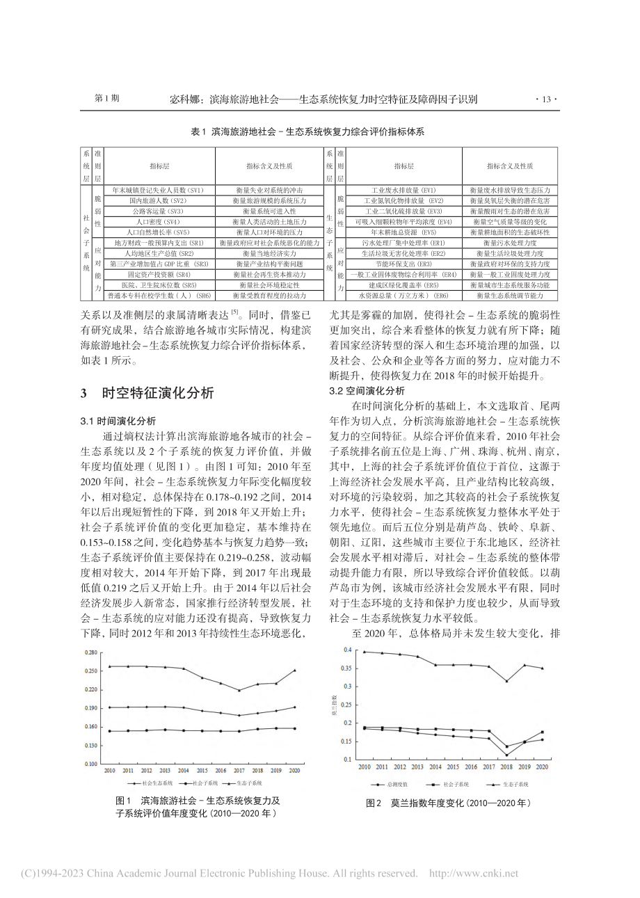 滨海旅游地社会——生态系统...复力时空特征及障碍因子识别_宓科娜.pdf_第3页