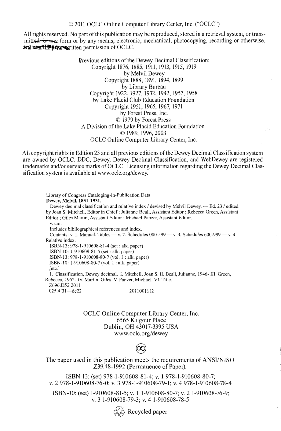 Dewey Decimal Classification and Relative Index [23rd Edition] (Volume 3).pdf_第2页