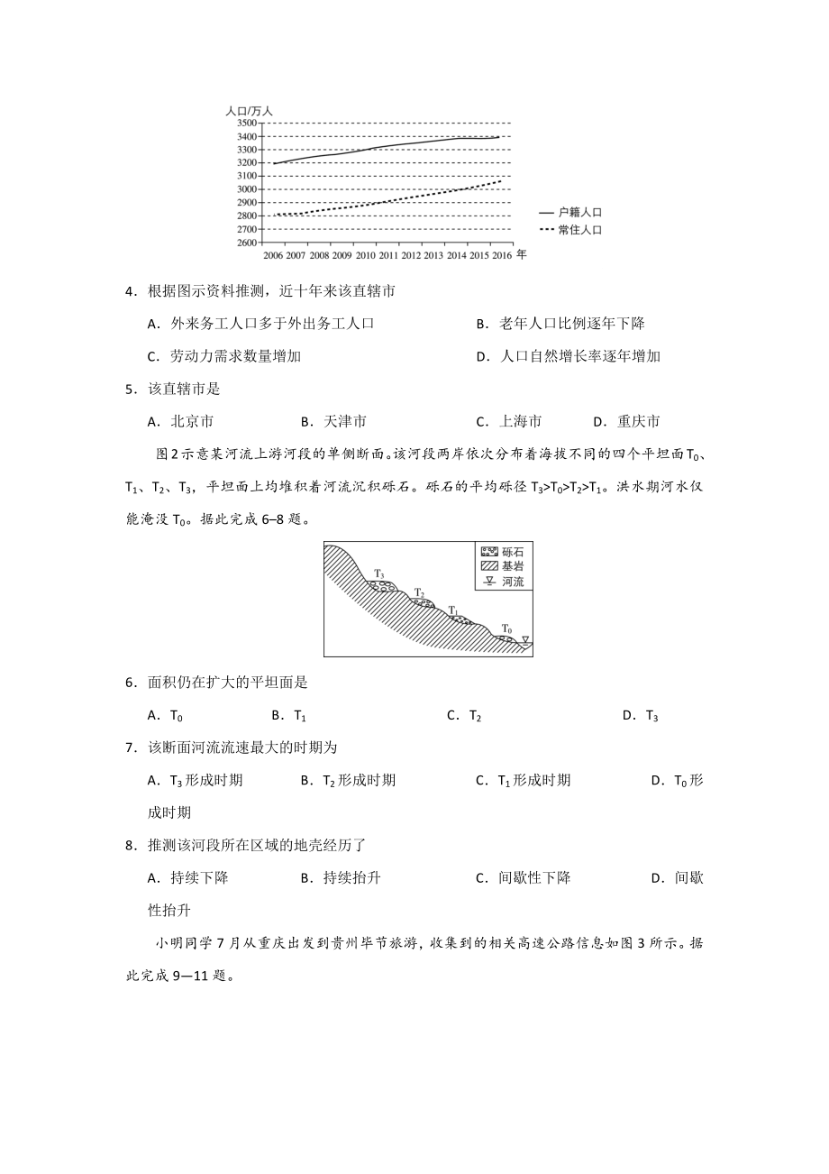 2018年高考真题——地理(山东卷).docx_第2页