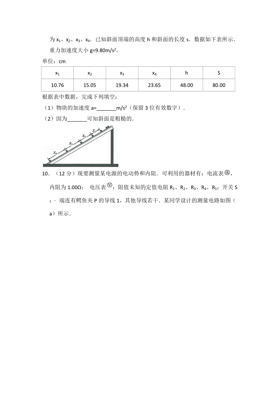 2014年全国统一高考物理试卷（大纲卷）（含解析版）.pdf_第3页