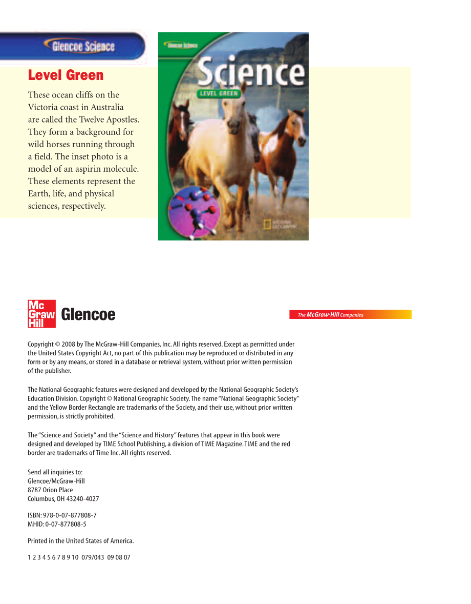 美国加州教材 Glencoe Science - Level Green Mcgraw, 2008 .pdf_第3页