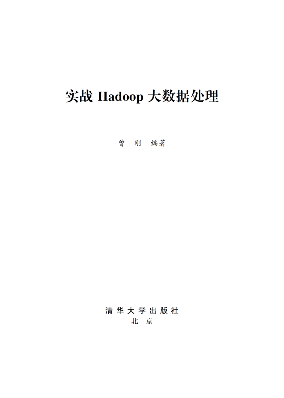 实战Hadoop大数据处理.pdf_第2页