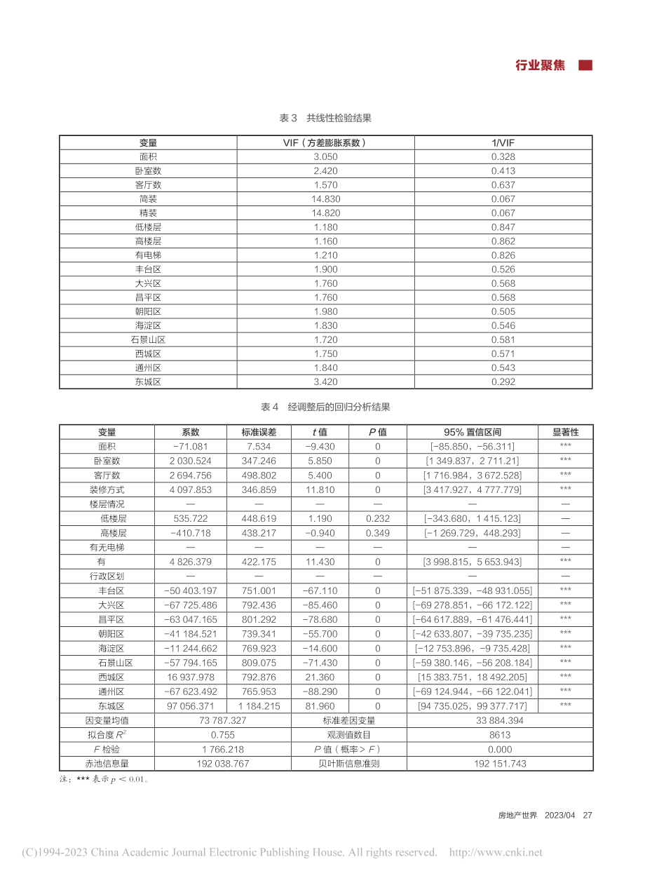 北京市二手房价格影响因素研究_杨杰.pdf_第3页