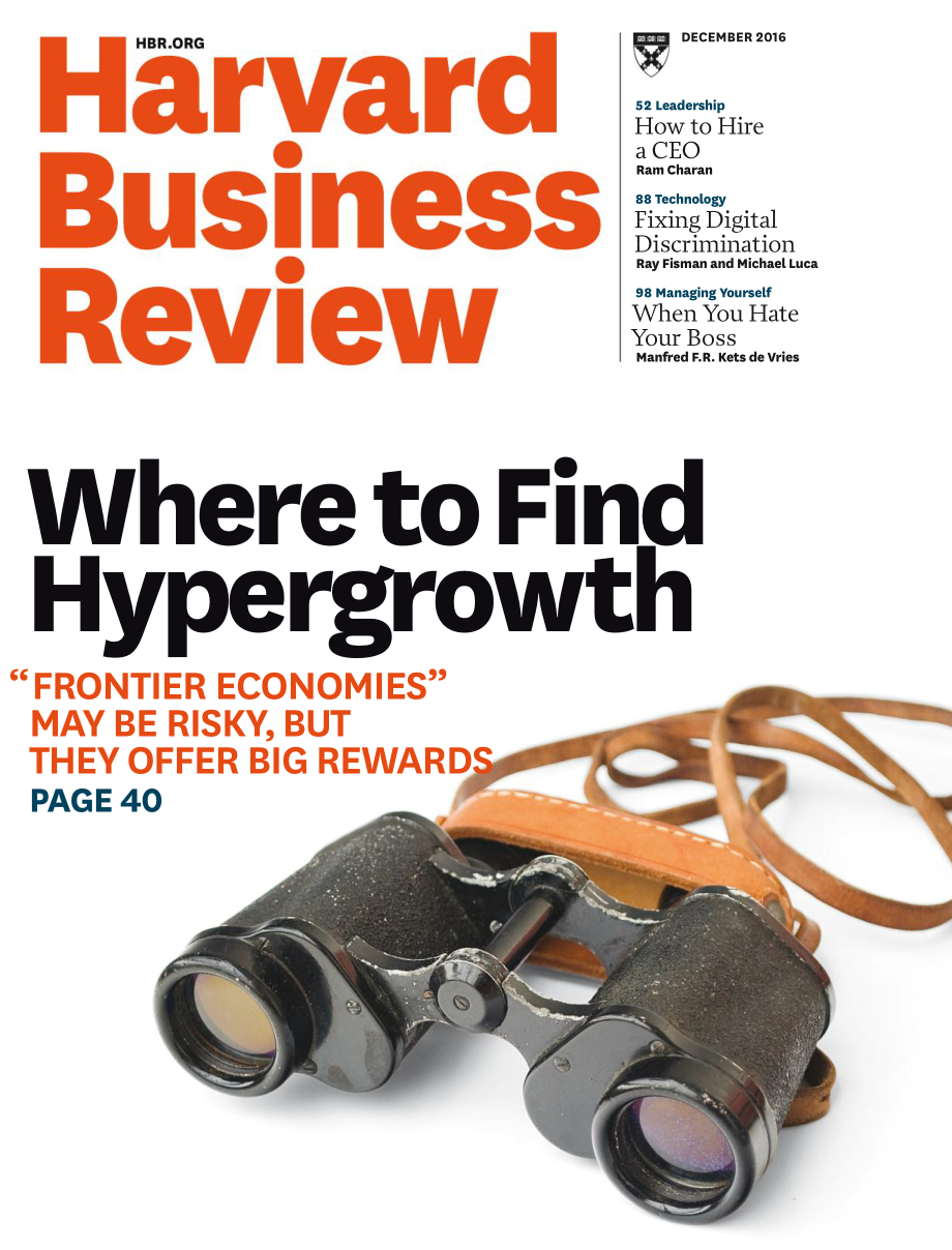 Harvard Business Review - 2016.12.pdf_第1页