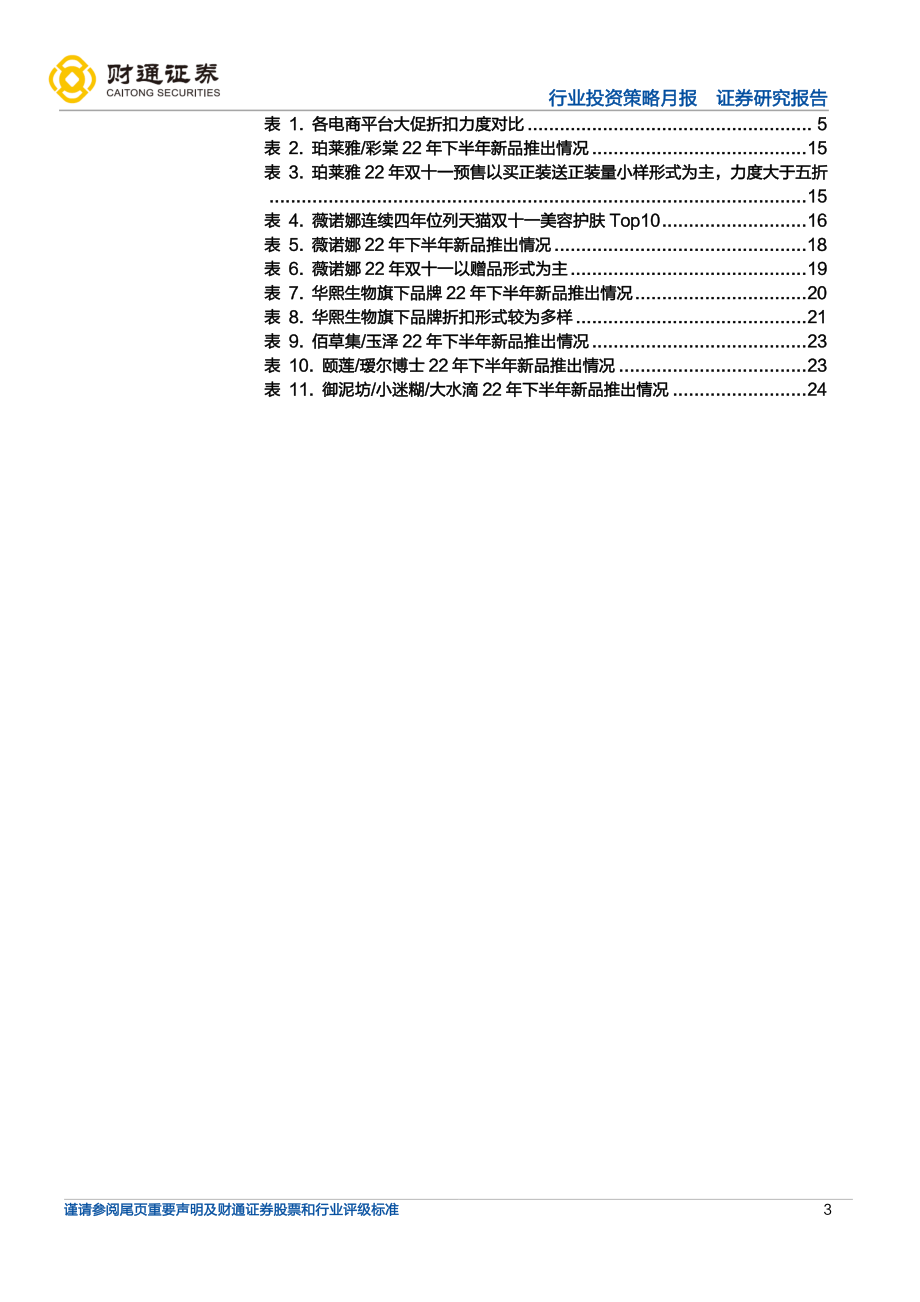 【财通证券】化妆品行业：今年双十一大促平台端、品牌端有何变化？.pdf_第3页