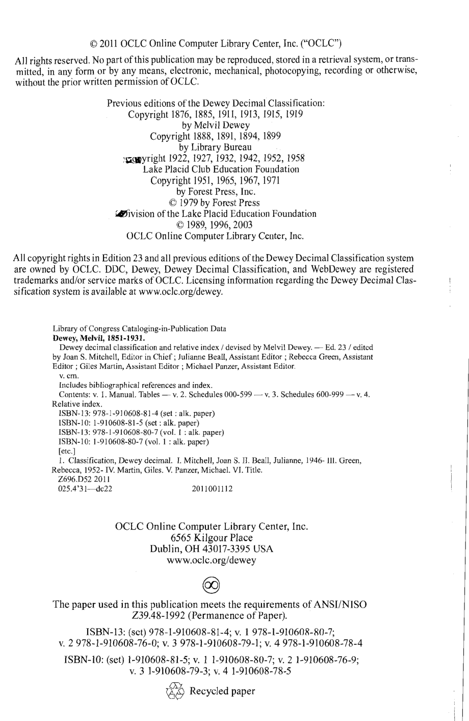 Dewey Decimal Classification and Relative Index [23rd Edition] (Volume 4).pdf_第2页