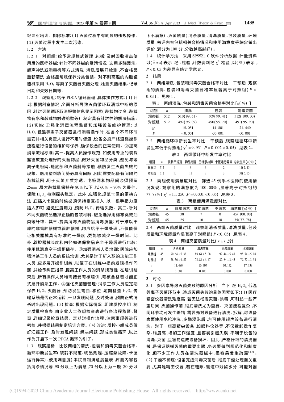 PDCA循环管理对H_2O...温等离子灭菌质量的积极影响_胡潇.pdf_第2页