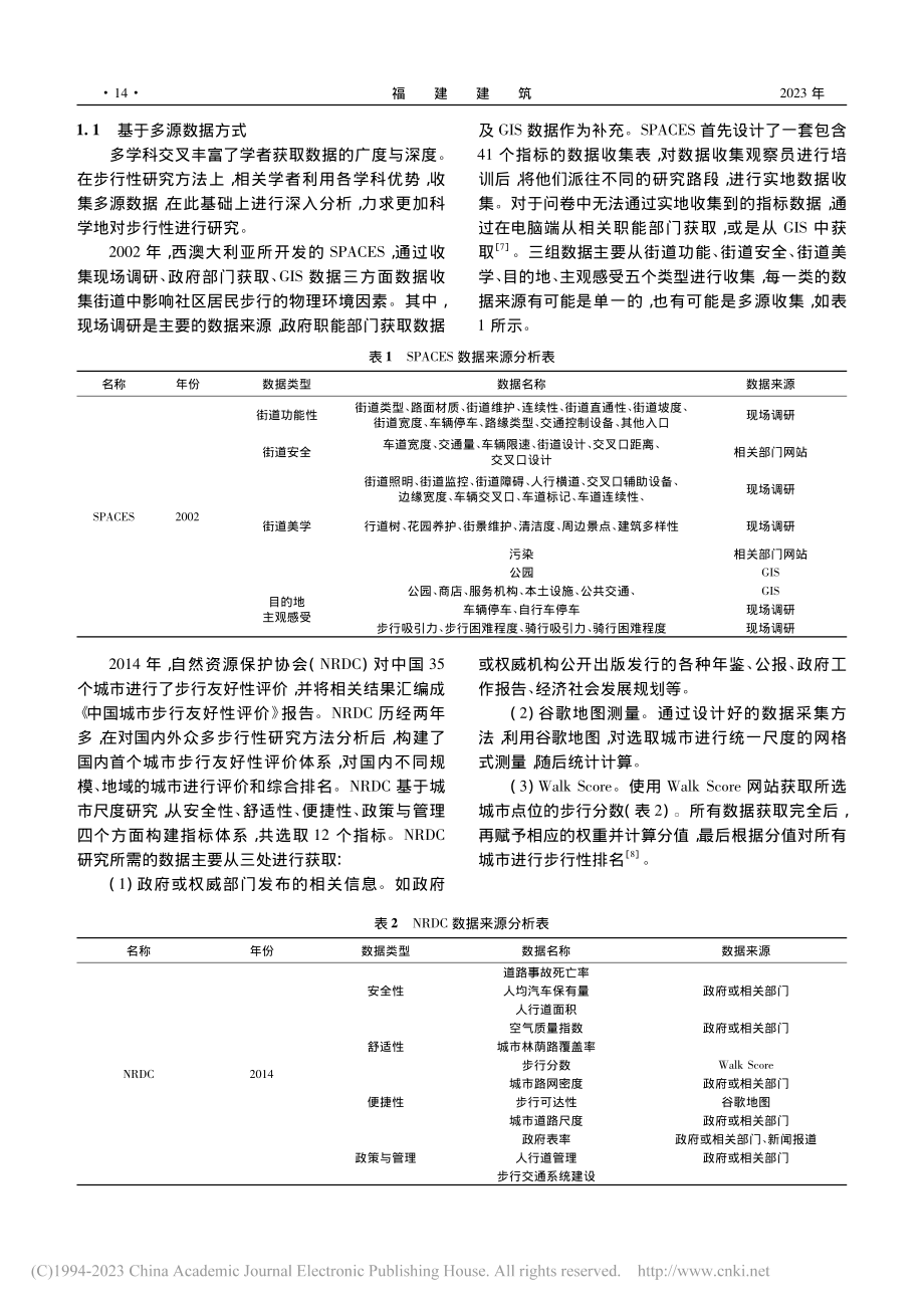 城市步行性测度研究方式探析_张敏.pdf_第2页