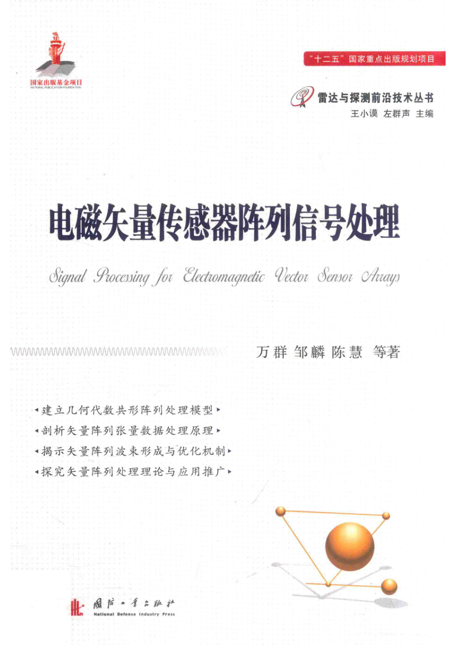 雷达与探测前沿技术丛书 电磁矢量传感器阵列信号处理.pdf_第1页