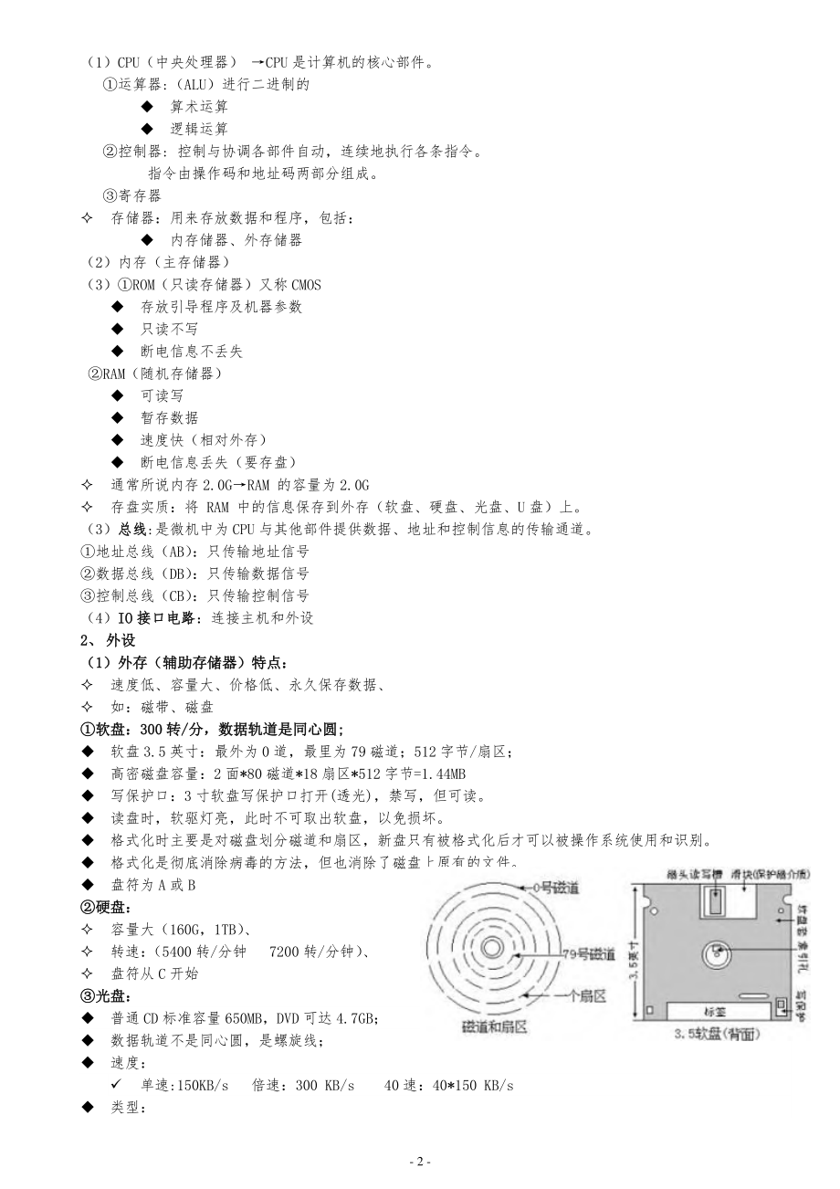 专升本-计算机全部知识点2018.pdf_第2页