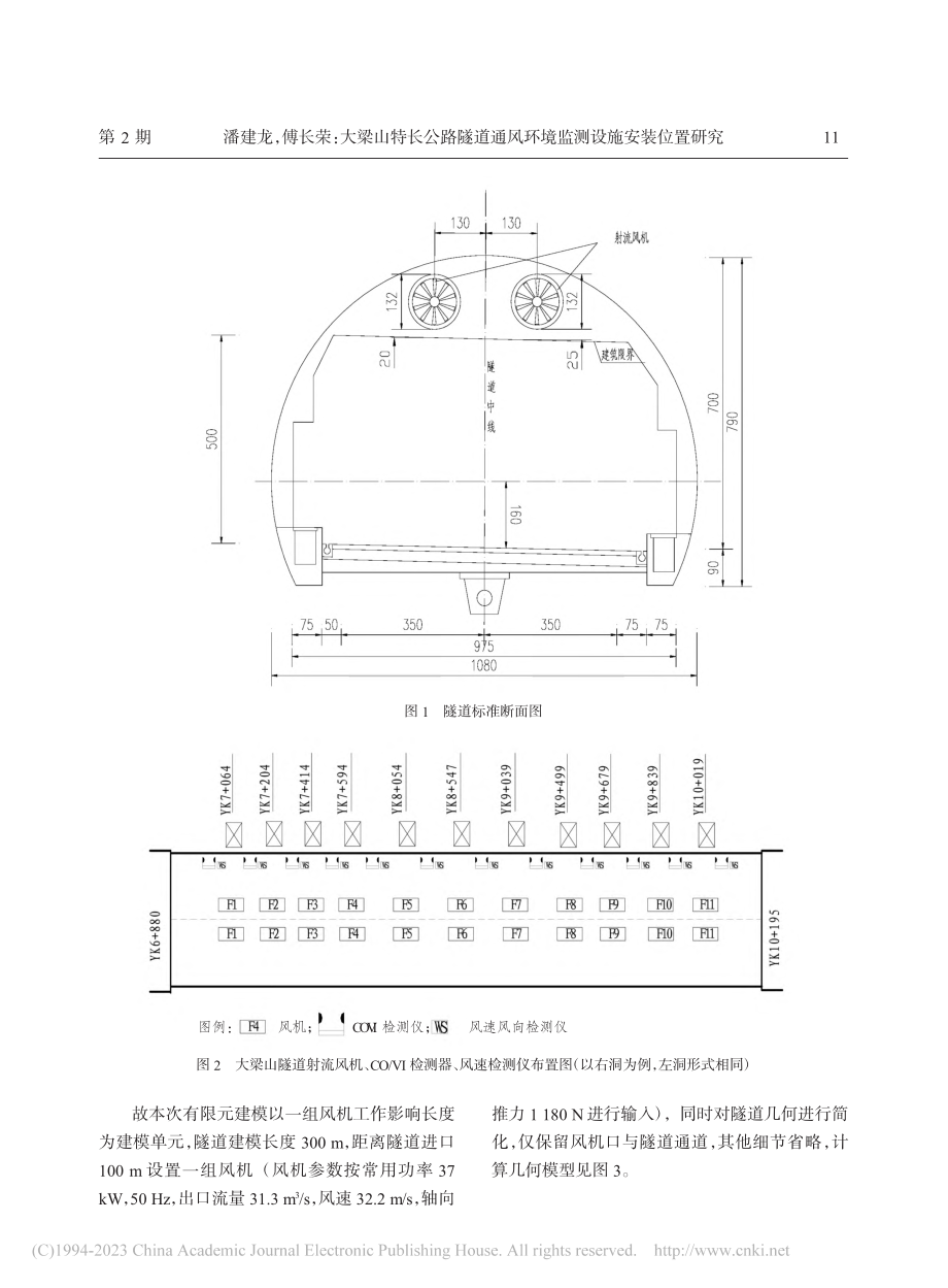 大梁山特长公路隧道通风环境监测设施安装位置研究_潘建龙.pdf_第3页