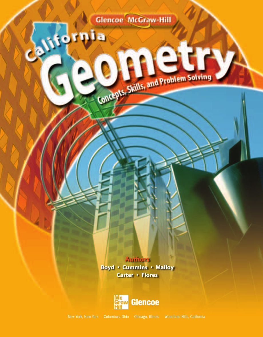 美国加州教材 California Geometry - Concepts, Skills, And Problem Solving.pdf_第1页