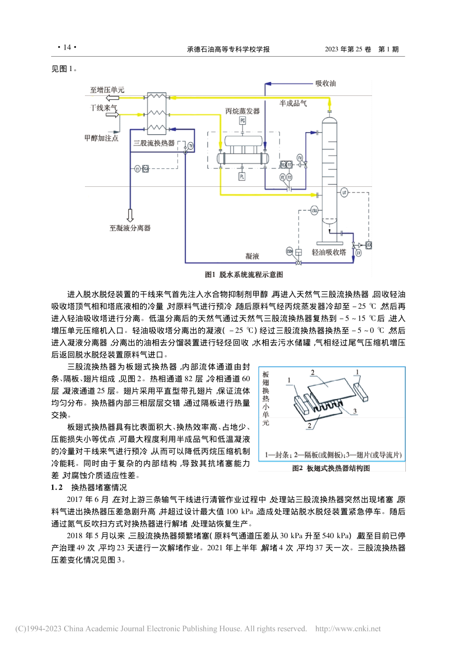 大牛地气田处理站三股流换热器堵塞原因分析及治理对策_范进争.pdf_第2页