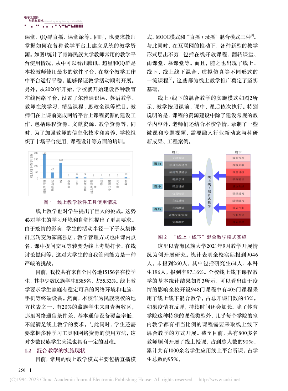 后疫情新教学形态背景下的教...探究——以青海民族大学为例_林倩.pdf_第2页