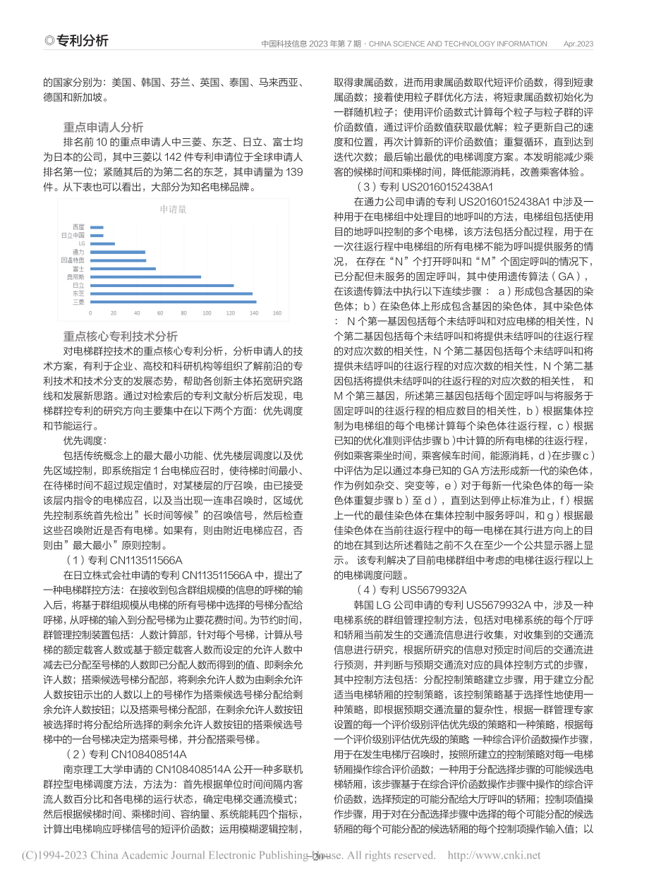 基于Incopat的电梯群控专利技术分析_邓丛瑶.pdf_第2页