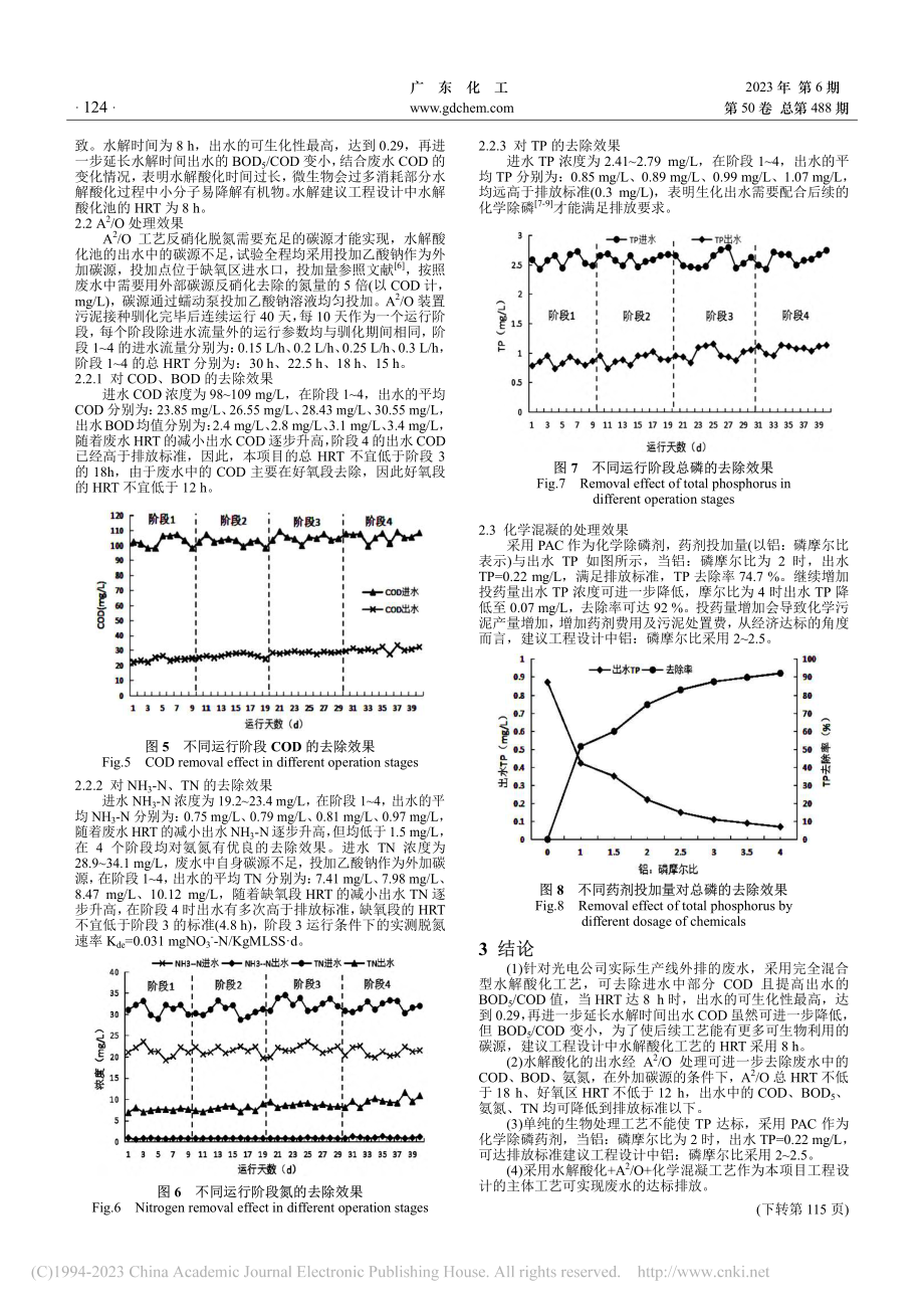 光电产业园区污水处理厂工艺研究_唐清畅.pdf_第3页