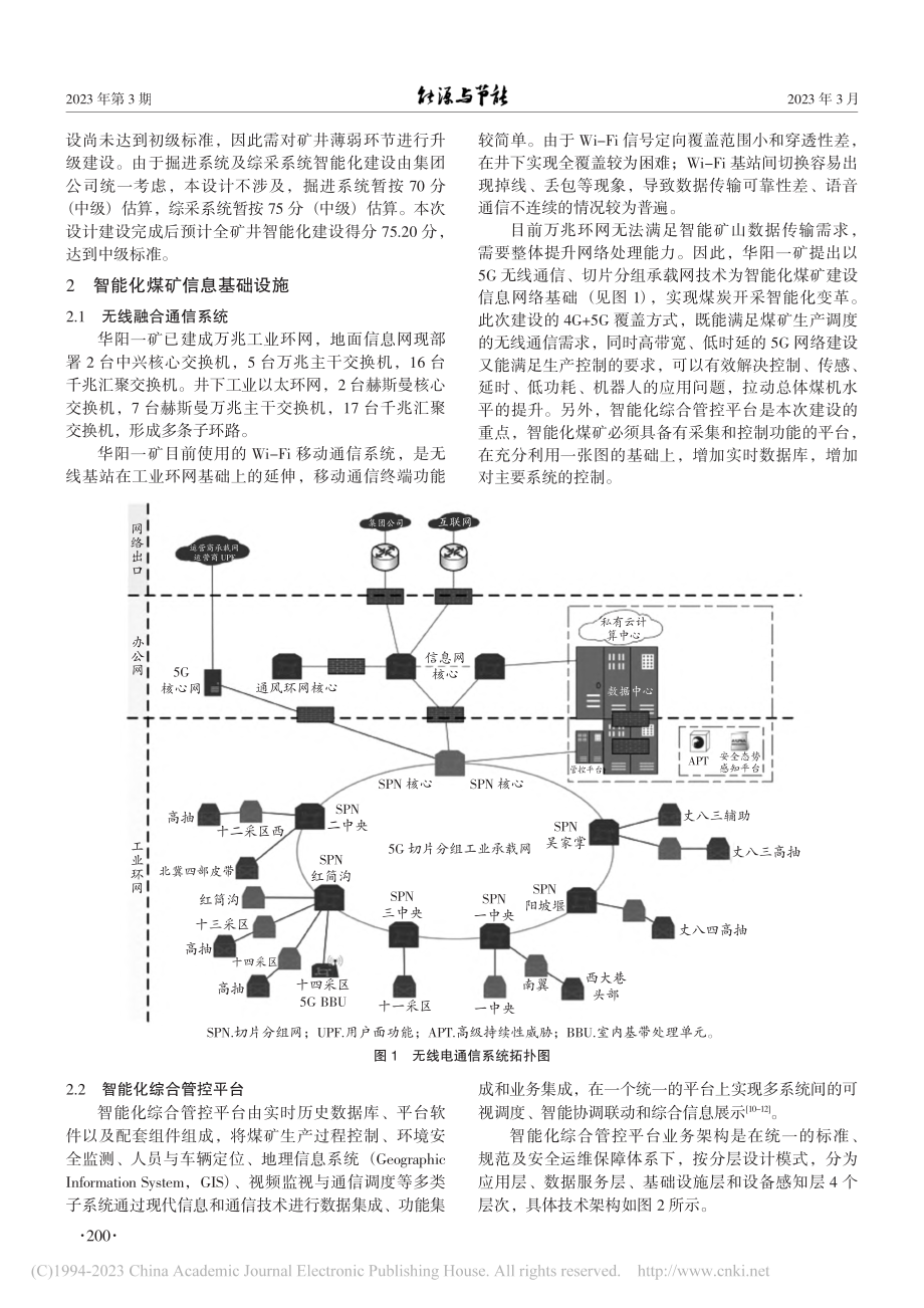 华阳一矿智能化煤矿建设设计_郭德华.pdf_第2页