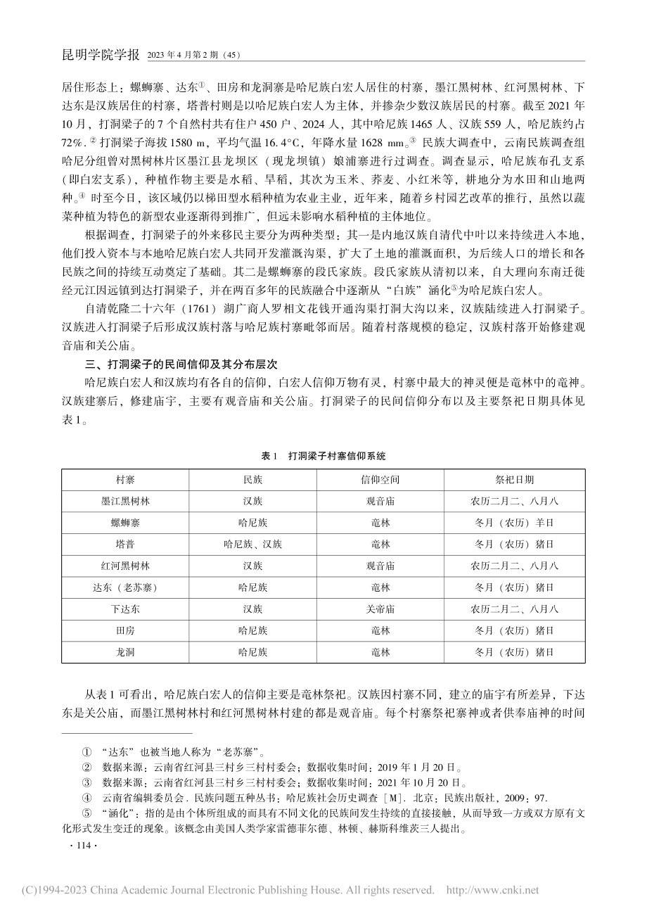 多民族地区民间信仰互嵌交融...南黑树林地区打洞梁子为个案_李建明.pdf_第3页