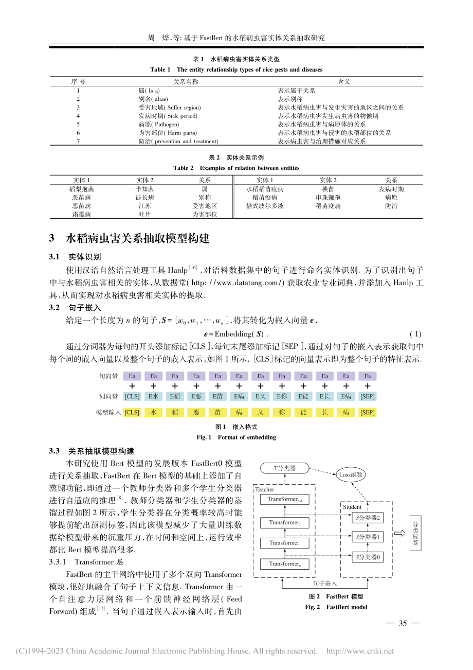 基于FastBert的水稻病虫害实体关系抽取研究_周烨.pdf_第3页