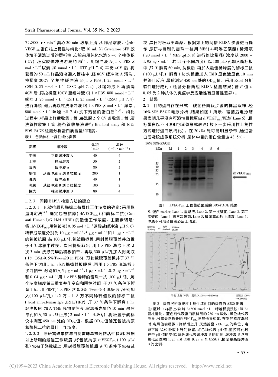 基因工程重组表达血管内皮生长因子的纯化与初步应用_陈媛琴.pdf_第3页