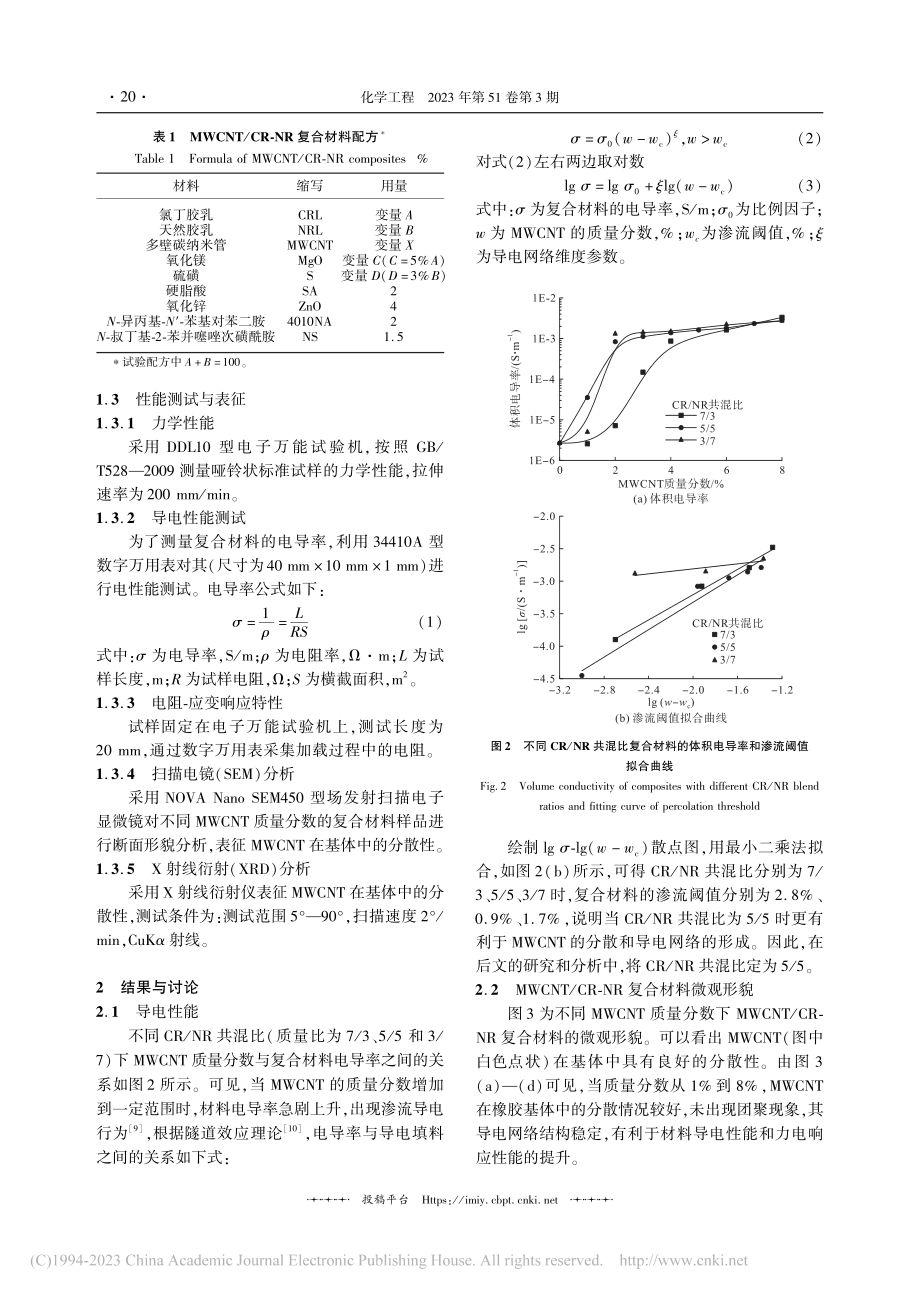 导电氯丁_天然橡胶复合材料力电响应特性_范正明.pdf_第3页