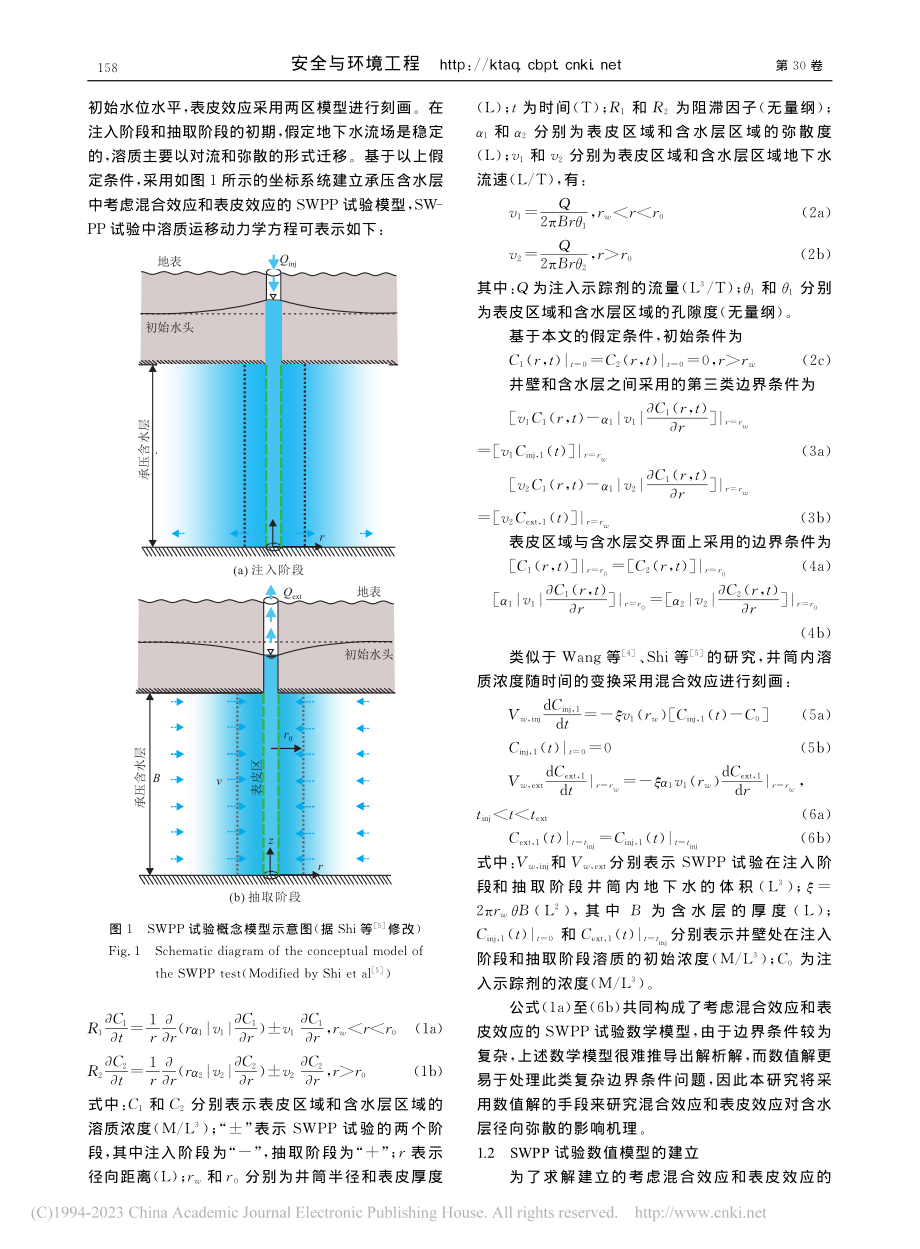 混合效应和表皮效应对单井注抽试验的影响机理_顾昊琛.pdf_第3页