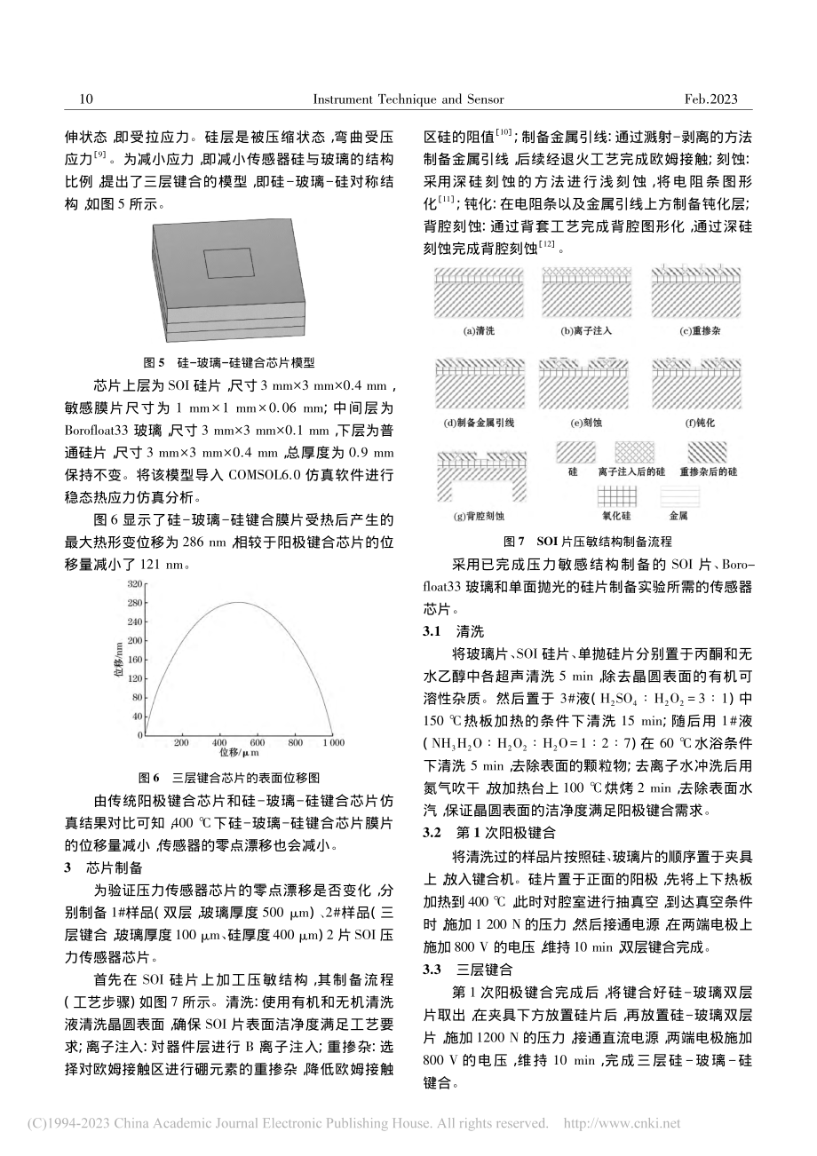 低热零点漂移的高温绝压压力传感器_王天靖.pdf_第3页