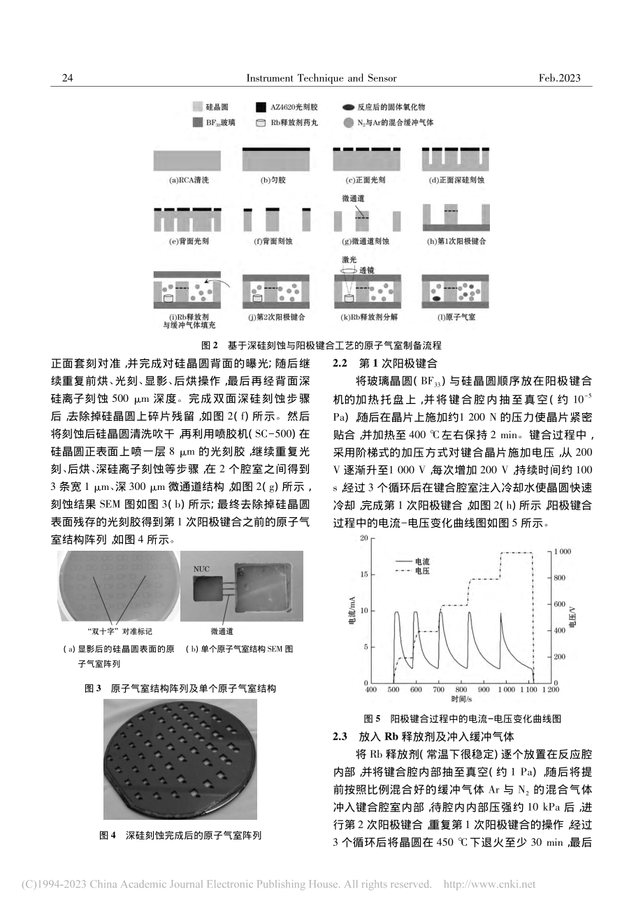 基于MEMS技术的原子气室封装工艺_李云超.pdf_第3页