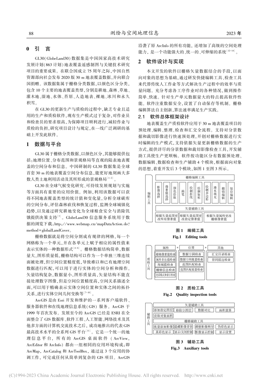 基于ArcGIS的30m地...据生产与质检软件研发与应用_陈适.pdf_第2页