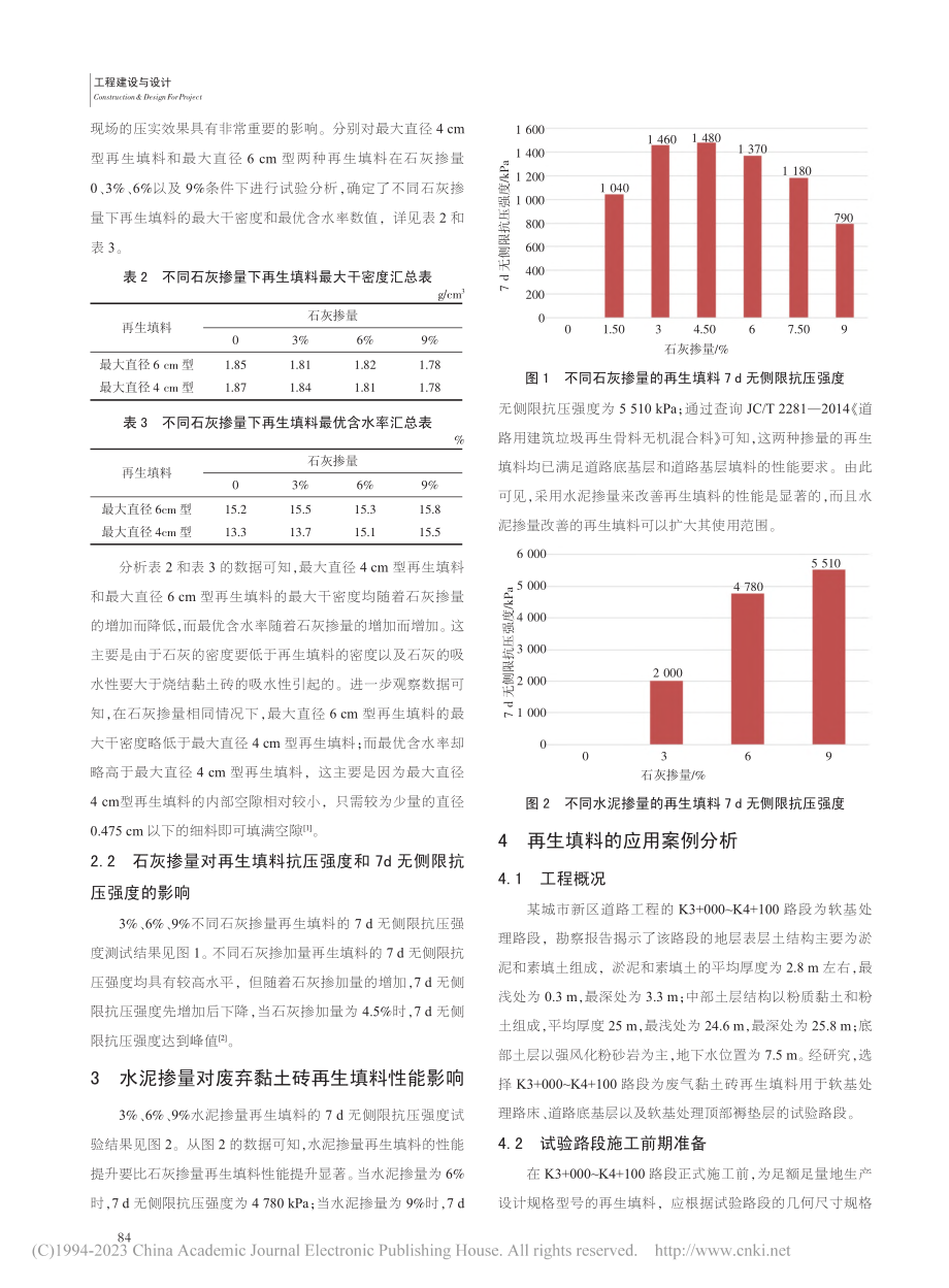 废弃黏土砖再生填料在市政道路施工中的应用研究_胡彦凯.pdf_第2页