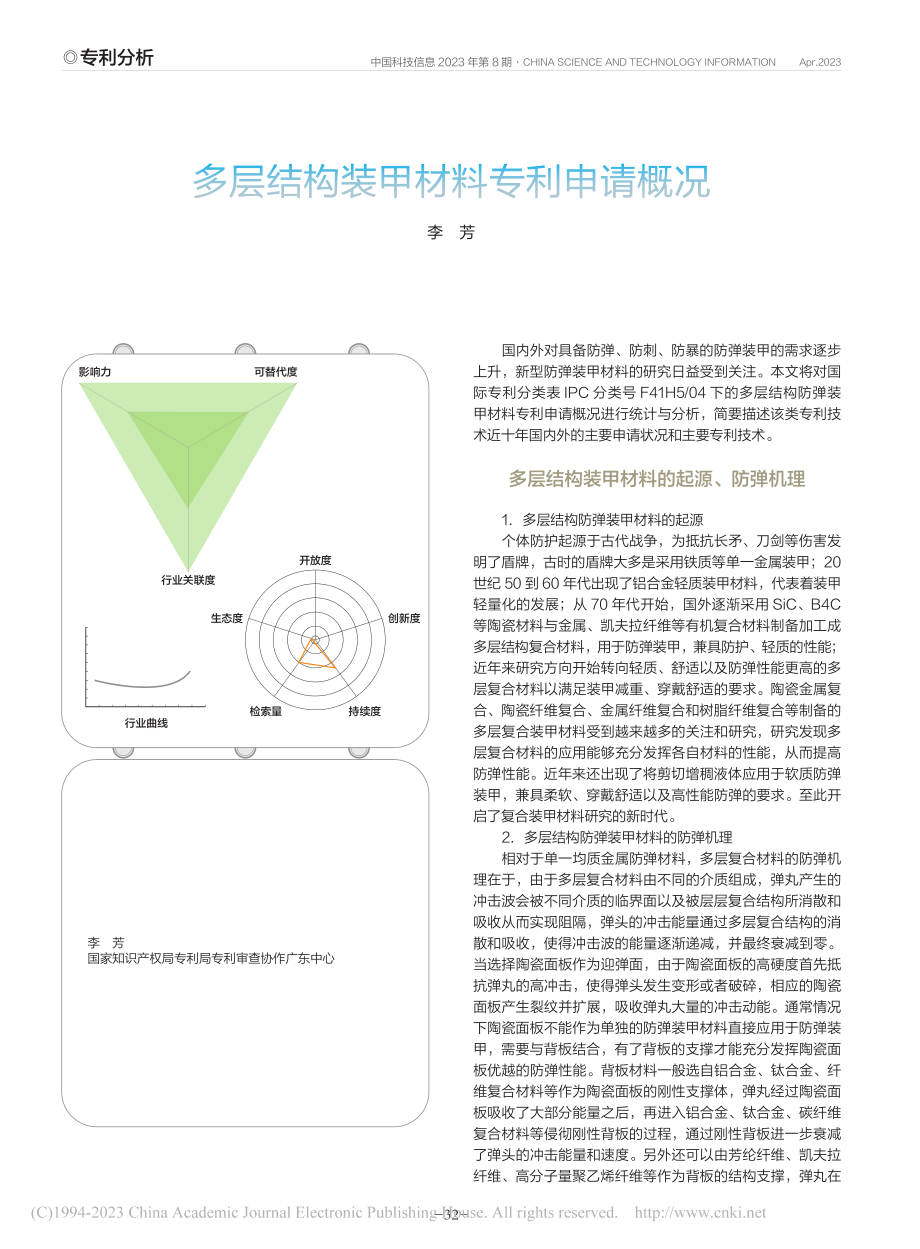 多层结构装甲材料专利申请概况_李芳.pdf_第1页