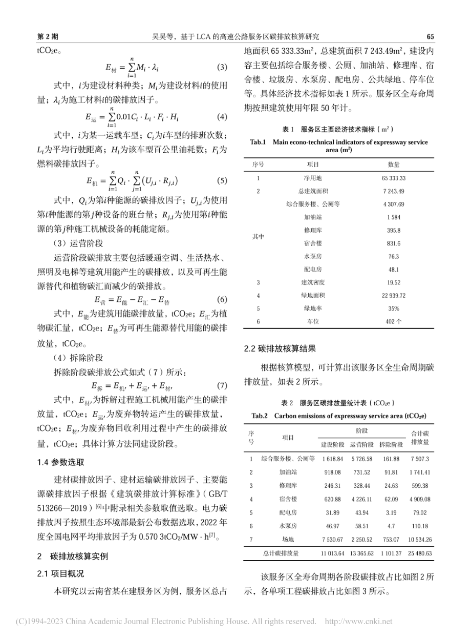 基于LCA的高速公路服务区碳排放核算研究_吴昊.pdf_第3页