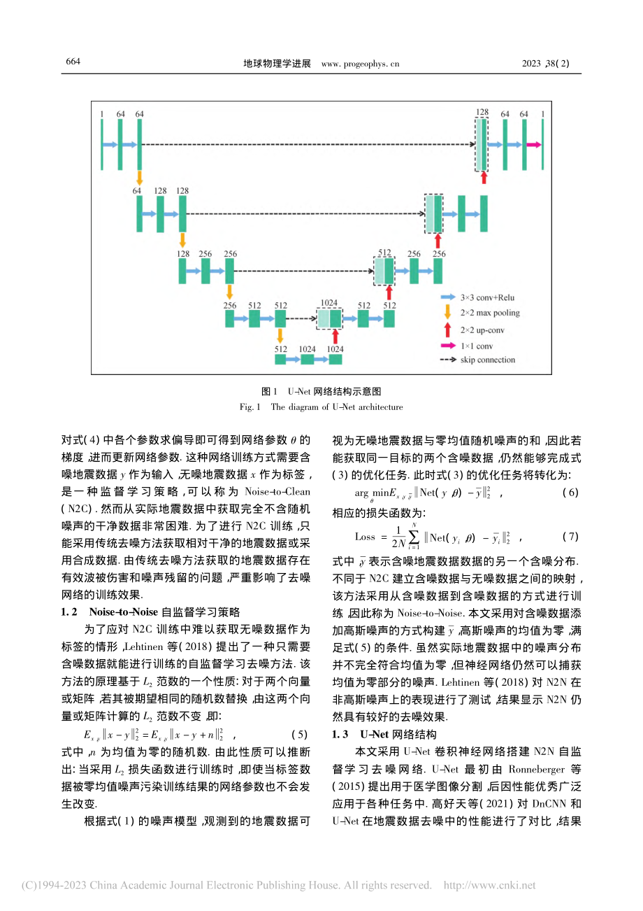 基于Noise-to-No...监督学习的地震数据去噪方法_李从昀.pdf_第3页