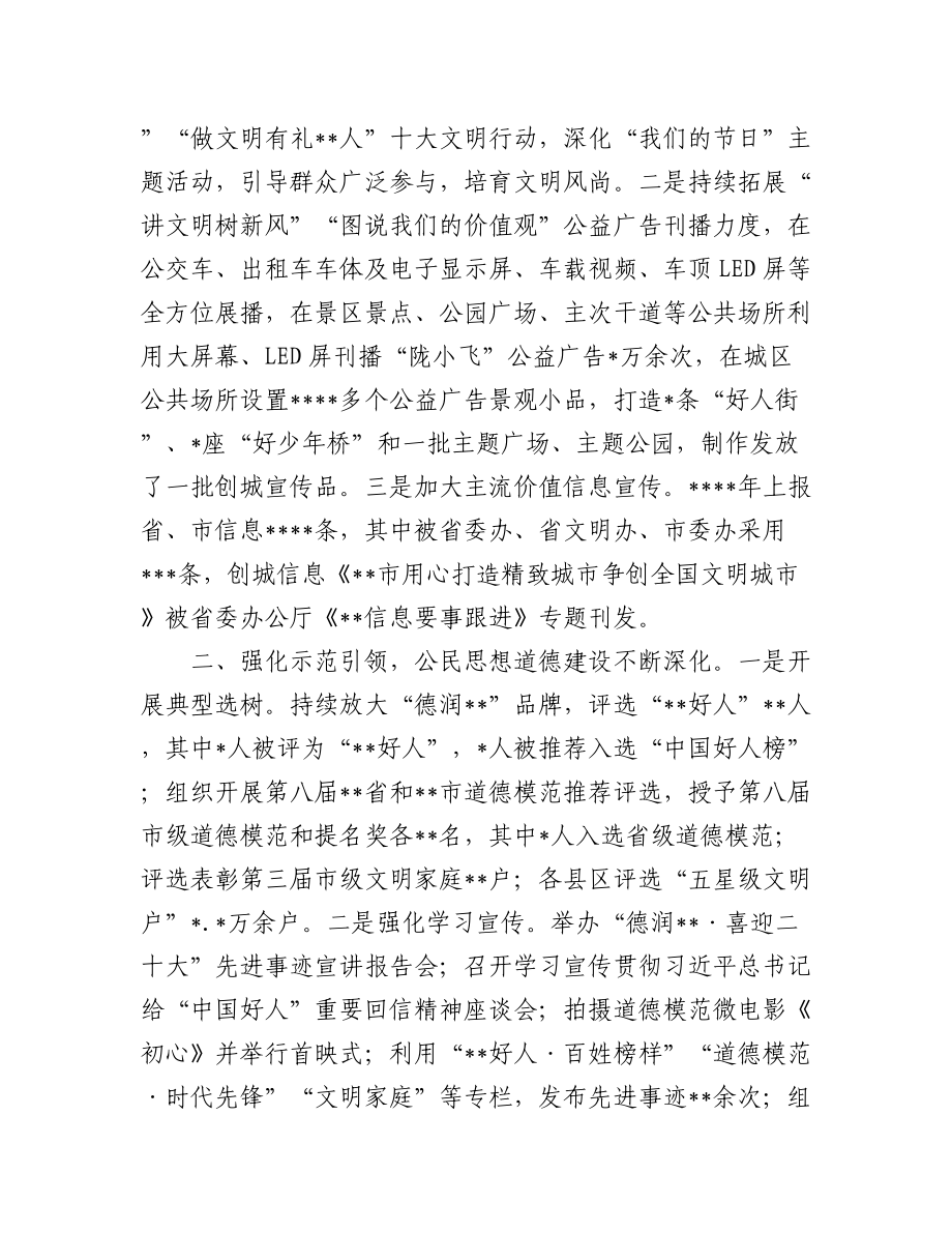 2023年（7篇）XX省文明办主任会议交流发言汇编专辑.docx_第2页