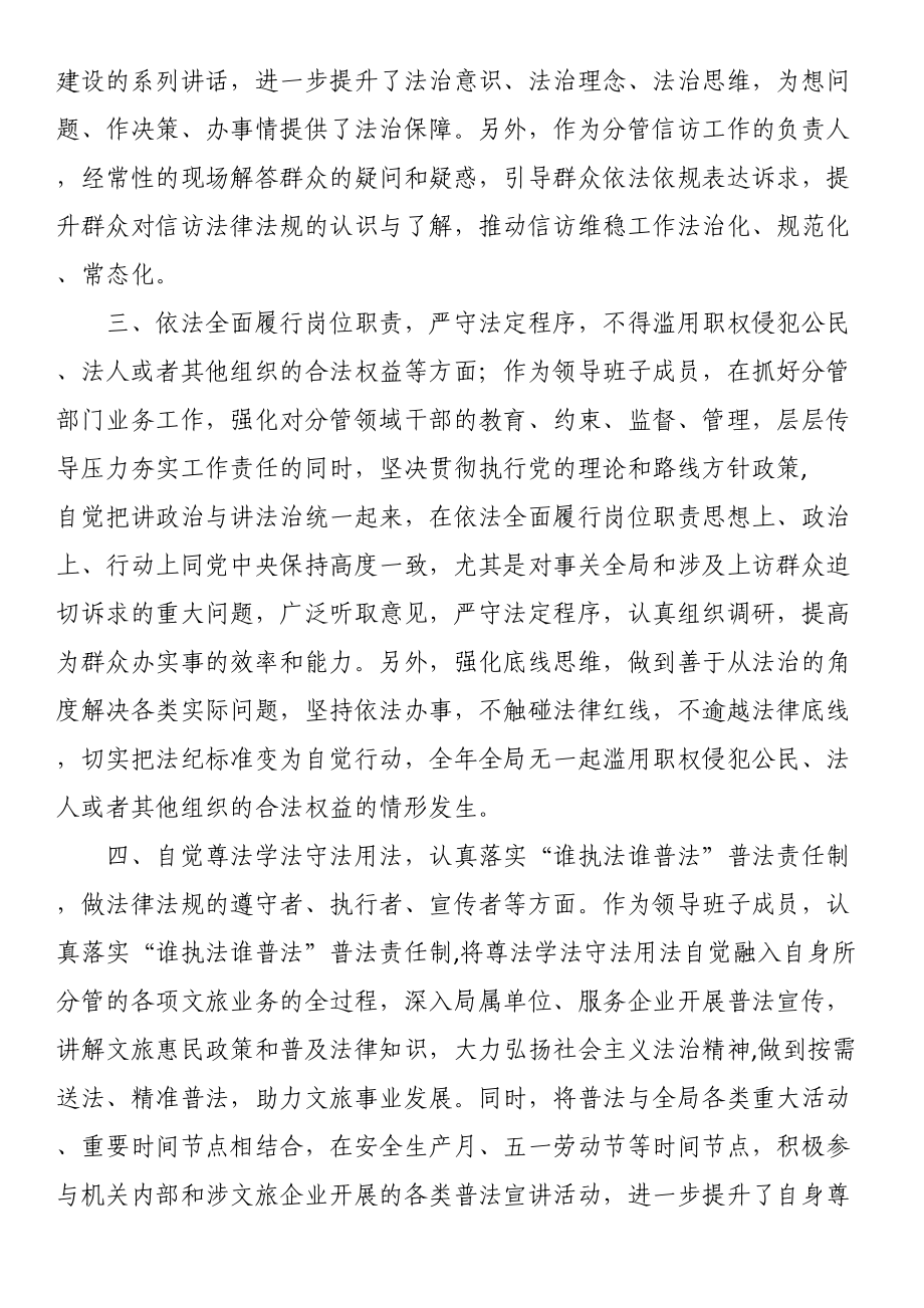 2023年度领导干部述法工作报告 .docx_第2页