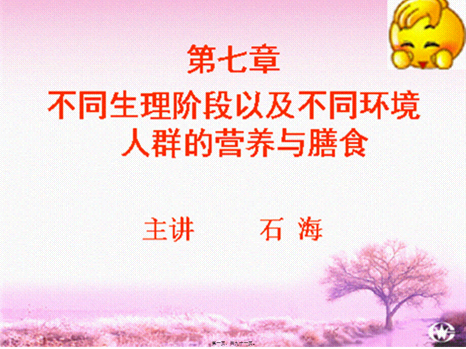 2022年医学专题—基础第七章——人群营养与膳食.ppt_第1页