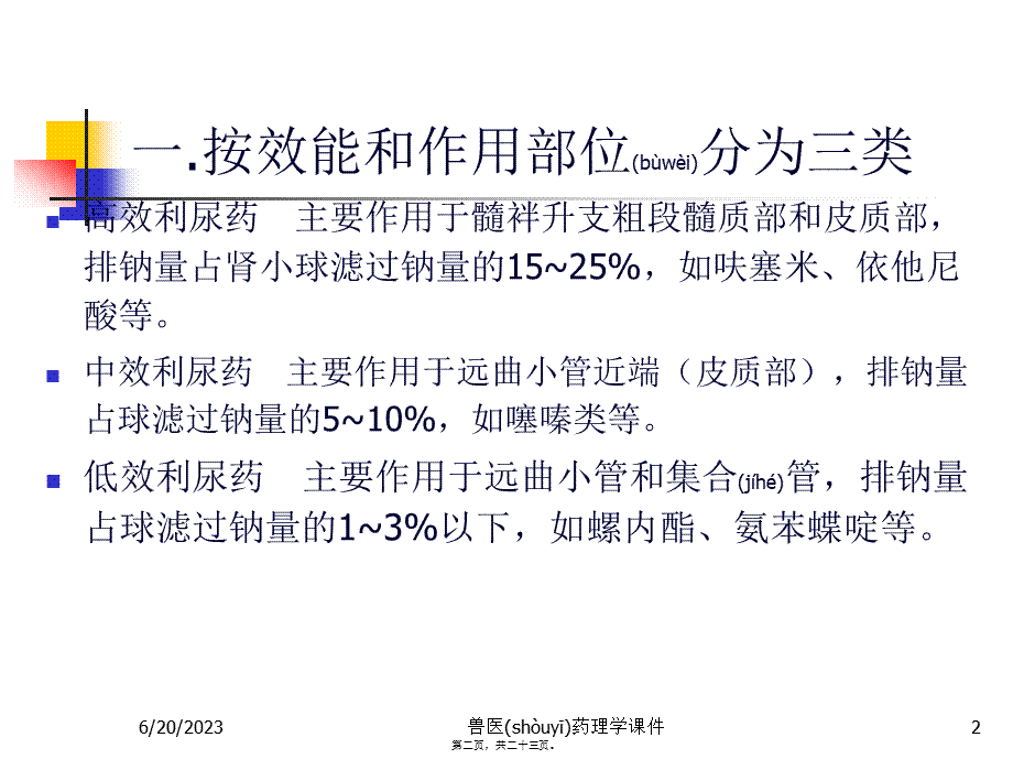 2023年医学专题—.第七章--利尿药及脱水药(1).ppt_第2页