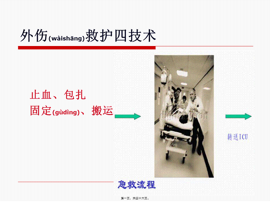 2022年医学专题—止血包扎固定搬运(1).ppt_第1页