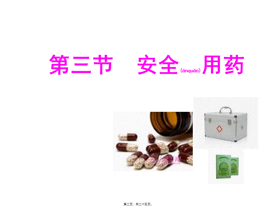 2022年医学专题—济南版第三节安全用药(1).ppt_第2页