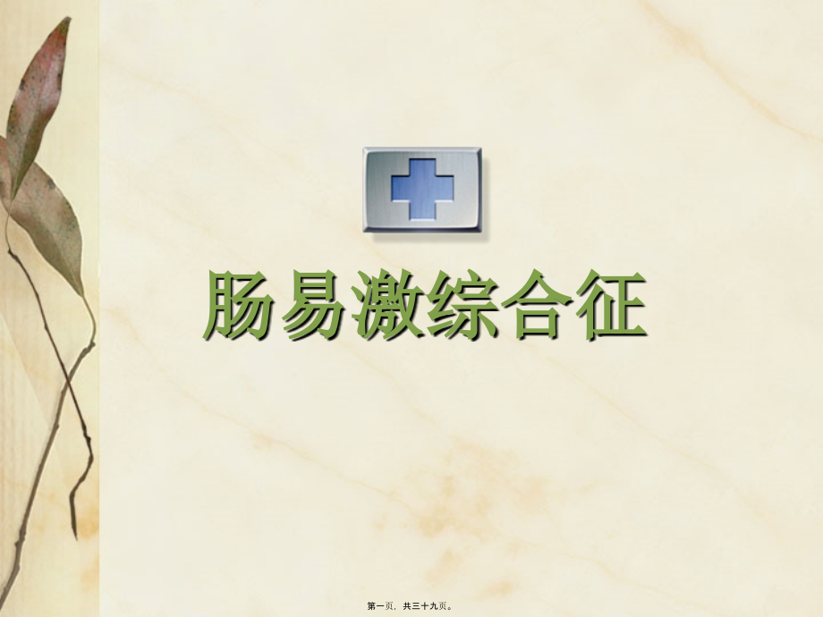 2022年医学专题—肠易激综合征-(1)(1).ppt_第1页