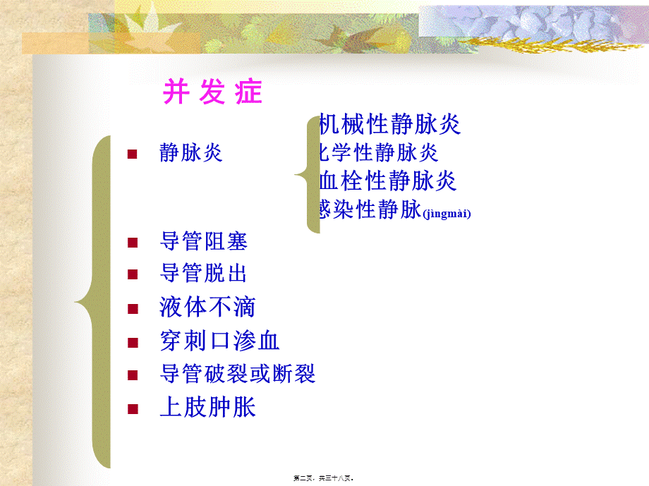 2022年医学专题—PICC置管常见并发症(1).ppt_第2页