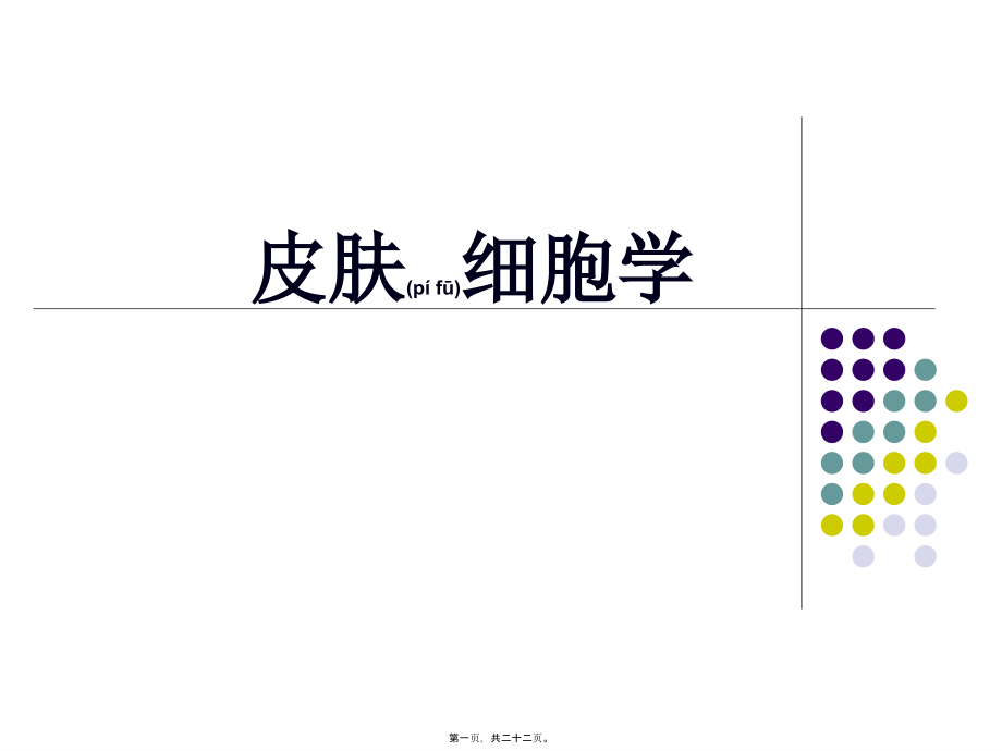 2022年医学专题—皮肤细胞美容学.ppt_第1页