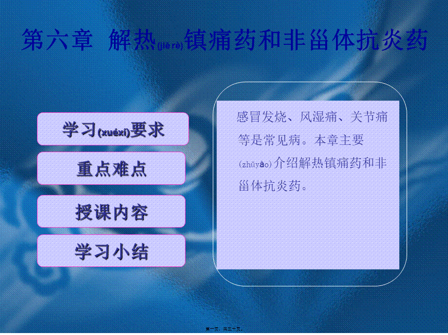 2022年医学专题—6.第六章-解热镇痛药及非甾体抗炎药(1).ppt_第1页